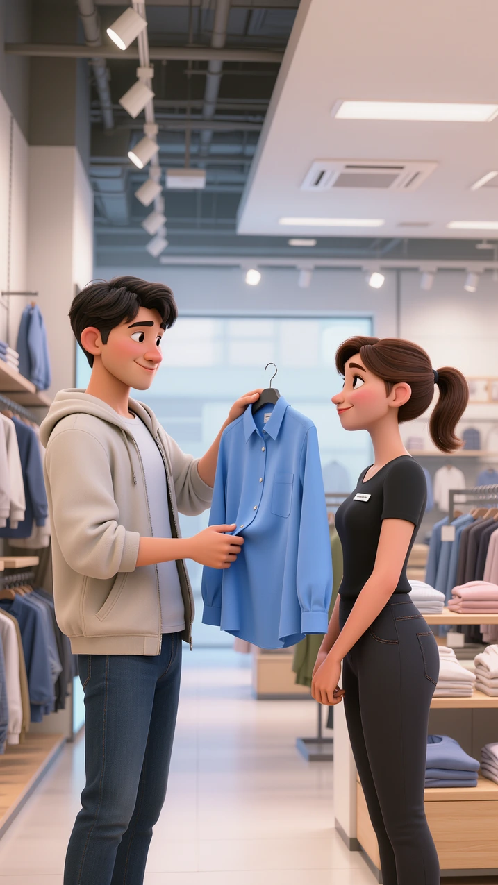 主题：购物中如何询问英语